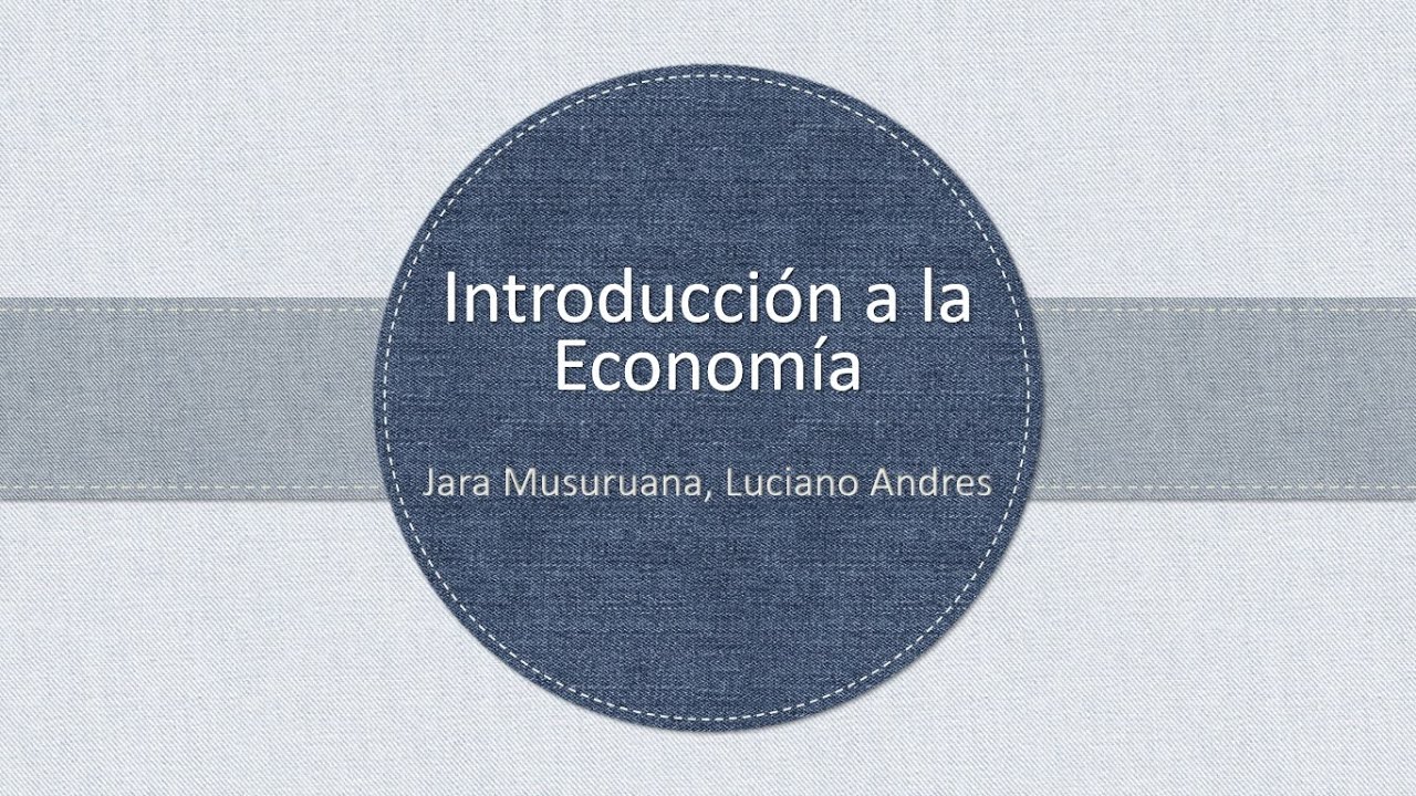 Instrumentos del análisis económico - Unidad I