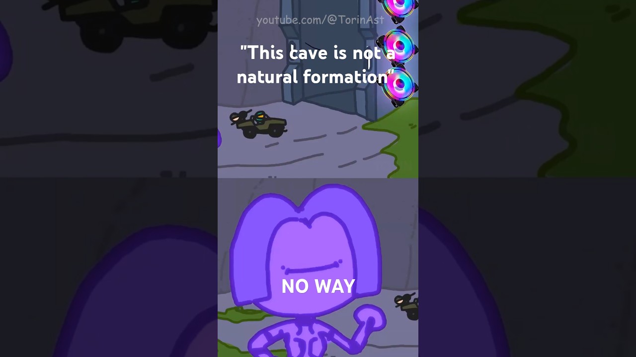 This cave is not a natural formation  