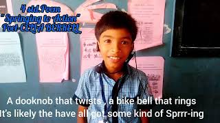 Class 4/Springing to Action / Celia Barrel/by 4th std.