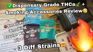 Famous Dispensary Grade THCa Starter Kit Review⛽️🔥| THCa Flower + Smell Proof Kit😶‍🌫️| Reverly Hemp/Supply🍃 Profile
