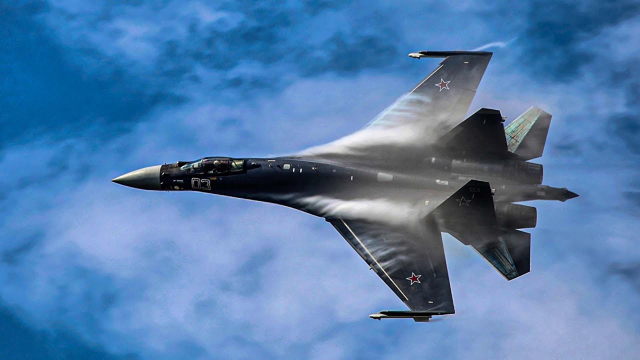 SU-35S at Paris Le Bourget 2013 [Remastered] - HD 50fps