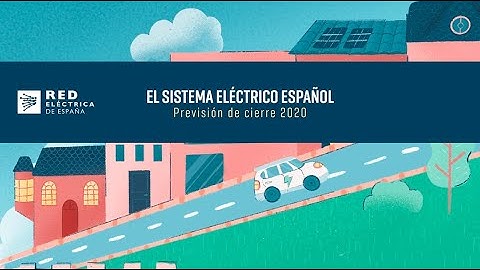Previsión de cierre 2020-  Informe del Sistema Eléctrico Español