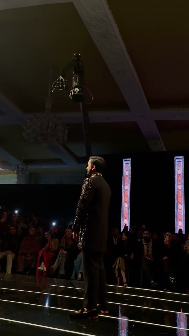 Rajab Butt steals the spotlight backstage at the 22nd NEO HUM Bridal Couture Week. ?✨”