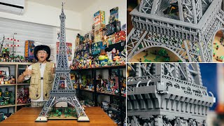 LEGO 10307 ICONS 系列「艾菲爾鐵塔」樂高縮時攝影開箱 | 玩具人編輯部(LEGO Eiffel tower  Speed Build & Unboxing)