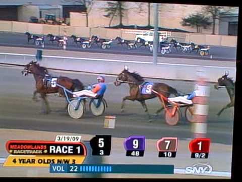 Vindikate -3/19/09 -The BigM, NW4 Trot-15K purse w/ Dave Miller winning easily in 156.4