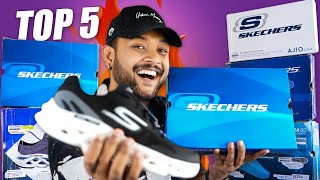 Top 5 Best Skechers Shoes for Men 🔥 Best Comfortable Running/Gym Shoes Haul Review 2024 | ONE CHANCE