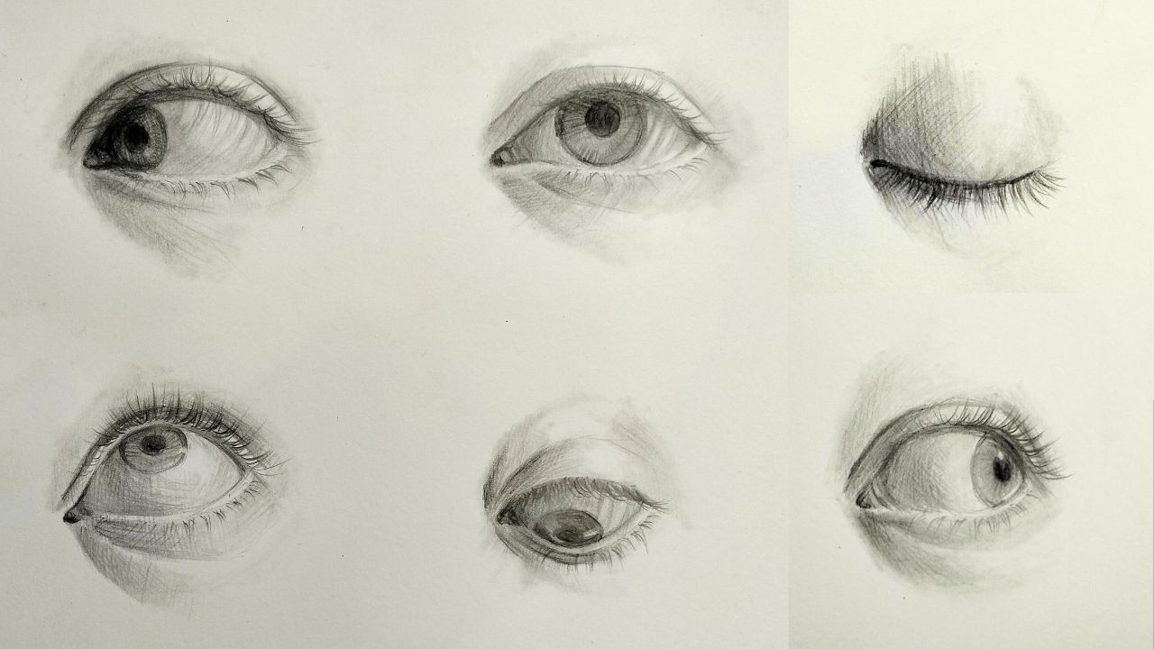 Drawing Eyes with Full Tutorials