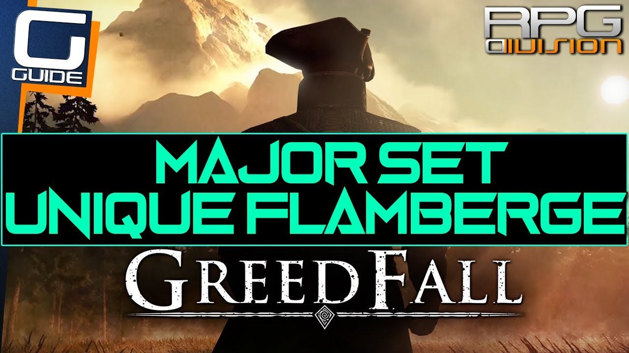 GREEDFALL Legendary Major Armor Set & Flamberge Location YouTube