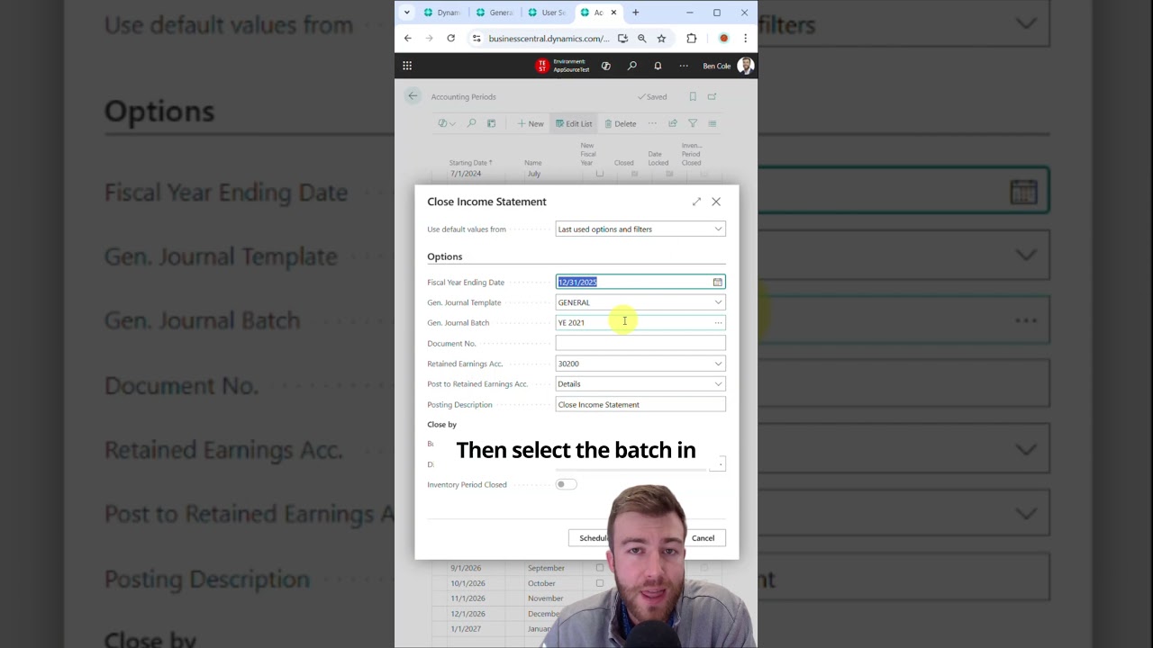 BC Tip #12 - Year End Close