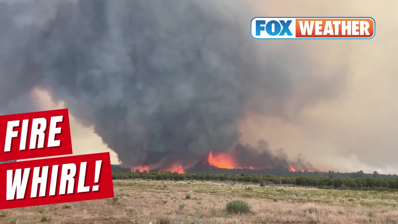 Fire Whirl Burns Along Deer Creek Fire In Utah - YouTube