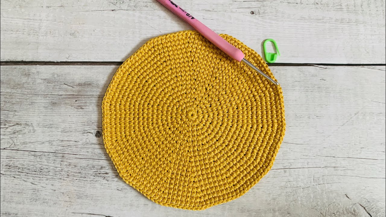 Hướng dẫn cách móc vòng tròn,áp dụng móc đáy túi xách hoặc chóp mũ,CROCHET #28