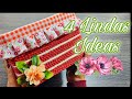 🧡 4 LINDAS MANUALIDADES Para DECORAR Y ORGANIZAR / IDEAS Recicladas / DIY / Artesanato para sua casa