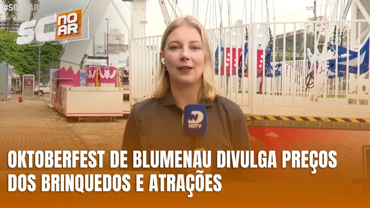 Valores dos brinquedos da 41ª Oktoberfest de Blumenau são divulgados