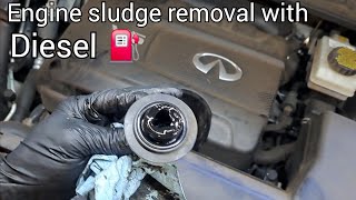 engine flush with diesel
