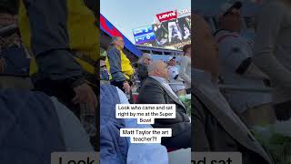 Why is Matt Taylor at the Super Bowl?! #kevinjames #solomio #matttaylor #Superbowl