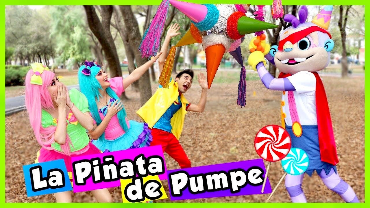 LA PIÑATA DE PUMPE / SHOW PIEDRA PAPEL O TIJERA / RECICLAMOS  UNA PIÑATA / DULCES EN LA PIÑATA