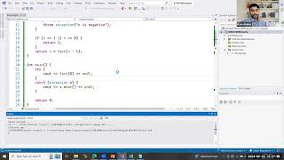 Exceptions (Try, Throw, Catch) in C++ using Visual Studio