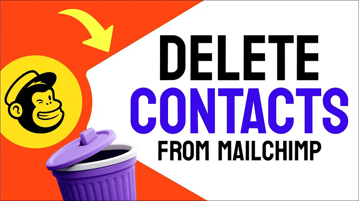 How to DELETE Contacts from Mailchimp (Step by Step) 2025