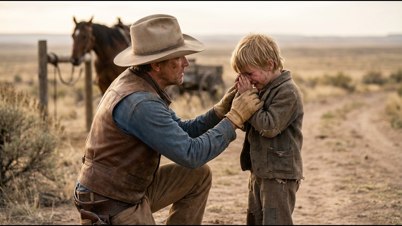 Un niño gritó: “¡Por favor, date prisa!”… el vaquero corrió sin preguntar por qué