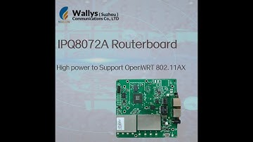 Wallys/industrial wifi6 router/Qualcomm /IPQ8072A IPQ8072 4T4R/OpenWRT 802.11AX/10GE port/10G SFP.