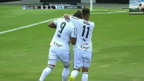 Gol de Willian Pottker ~ Ponte Preta 1 x 1 Santos - Brasileirão 2016