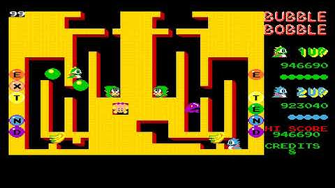 Bubble Bobble how to: level 99 Amiga 500, 2 Players