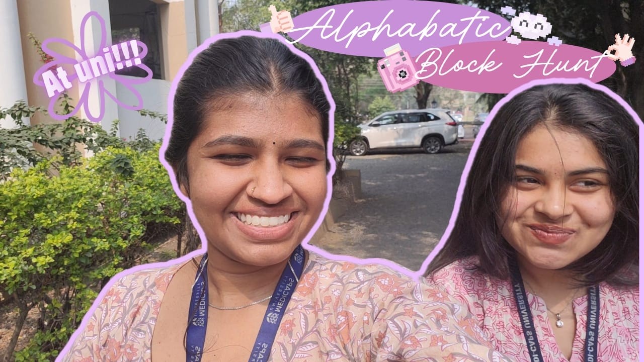 Alphabetic College Buildings Hunt Challenge!!! 🍓⋆ ˚｡⋆୨🍡୧˚