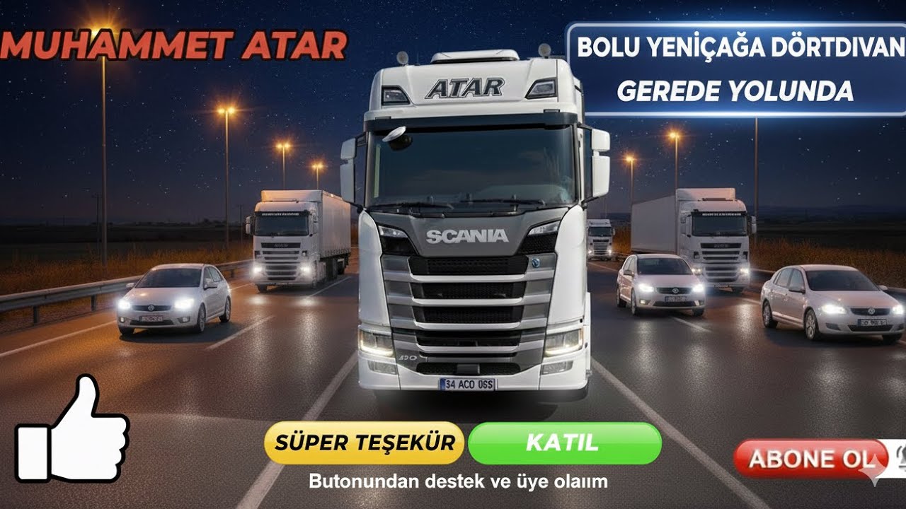 -10 DERECE BUZ GİBİ HAVA BOLU YENİÇAĞA DÖRTDİVAN GEREDE GECE YOLCULUĞU UYKU GETİREN ZOR SAATLER