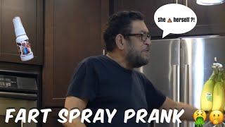 Fart Spray Prank On Spanish Uncle Hilarious