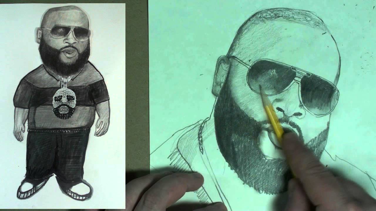 ⁣YouDraw: How to Draw Rick Ross Step By Step
