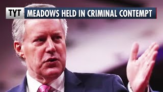 Mark Meadows Held In Criminal Contempt Of Congress Profile