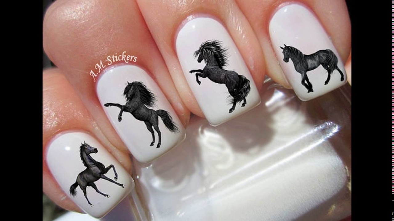 6. Horse and Rider Nail Art Stamp - wide 9