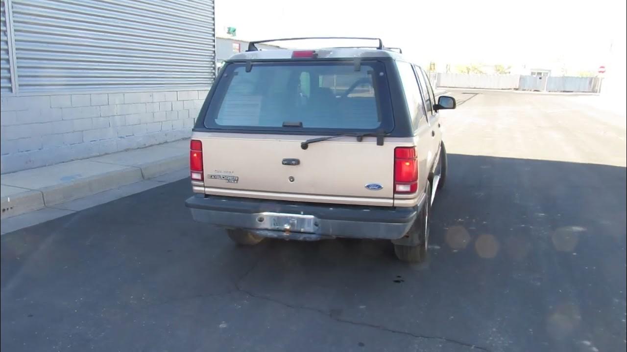1992 Ford Explorer XLT Manual - YouTube