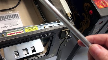 Houdini Pinball after plunger replaced and aligned