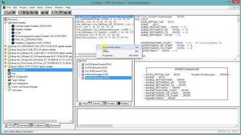 FSI training, Codesys 2.3: Updating projects for new Target versions
