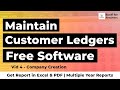 Create Company in Software | Customer Ledger | Vid-4/13