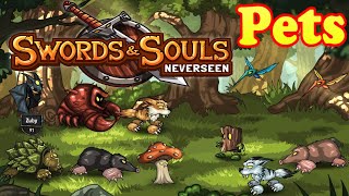 Swords \& Souls Neverseen All 11 Pets | Looking for and catching pets