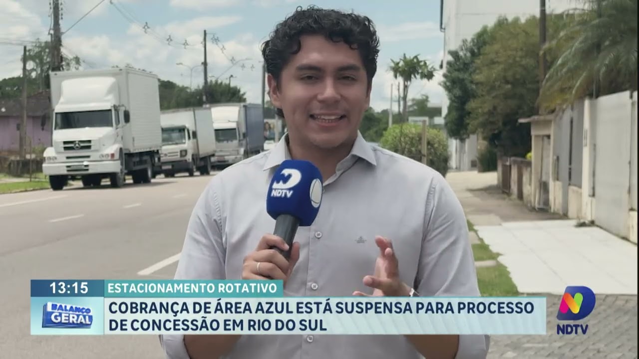 Cobrança de Área Azul está suspenso para processo de concessão em Rio do Sul