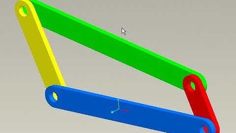 Ansys rigid dynamics tutorial : Four bar mechanism assembly in ANSYS workbench: Part 1