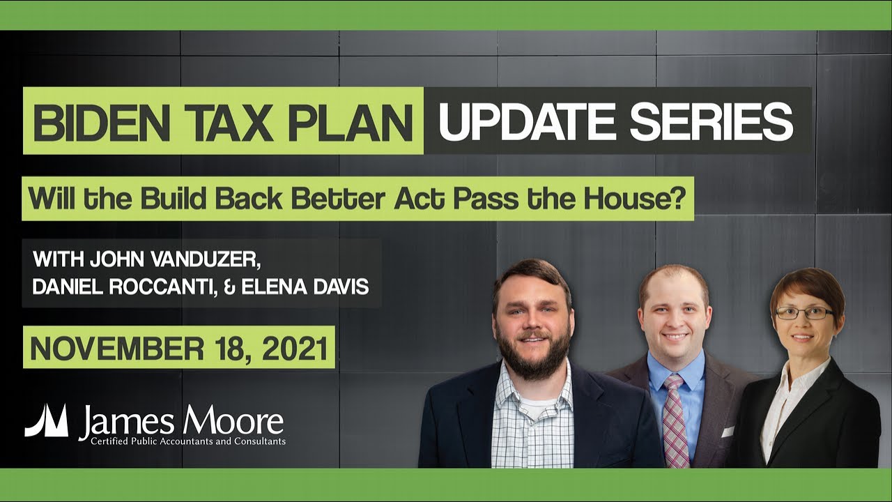Will the Build Back Better Act Pass the House? - YouTube