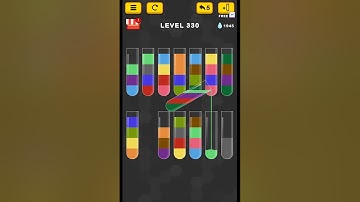 #new Water Color Sort Puzzle level 330 #WaterColorSortPuzzle #game #games