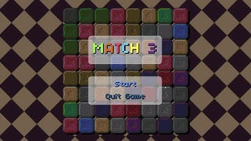 Match 3 Demonstration (CS50g Project 3)