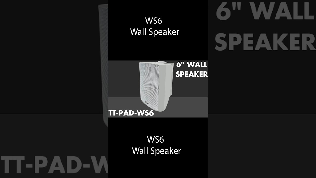 TT-WS6 Wall Speaker! 