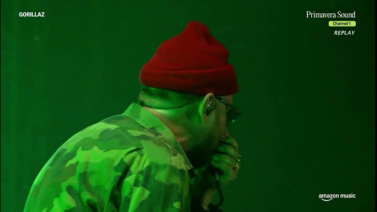 Gorillaz Rhinestone eyes live at primavera festival 2026
