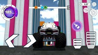 Monster Truck Mega Ramp - Impossible GT Car Stunt - Android GamePlay On PC