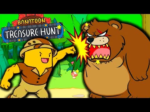 Приключения ВЕСЕЛОГО БАНАНА в ОПАСНОМ ЛЕСУ! Смешная андроид Игра BANATOON: Treasure hunt