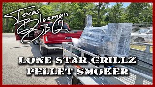 Lone Star Grillz Pellet Smoker Pickup and Factory Tour