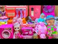 9:00 minutes satisfying with unboxing beautiful princess home appliances playsets ASMR review toys