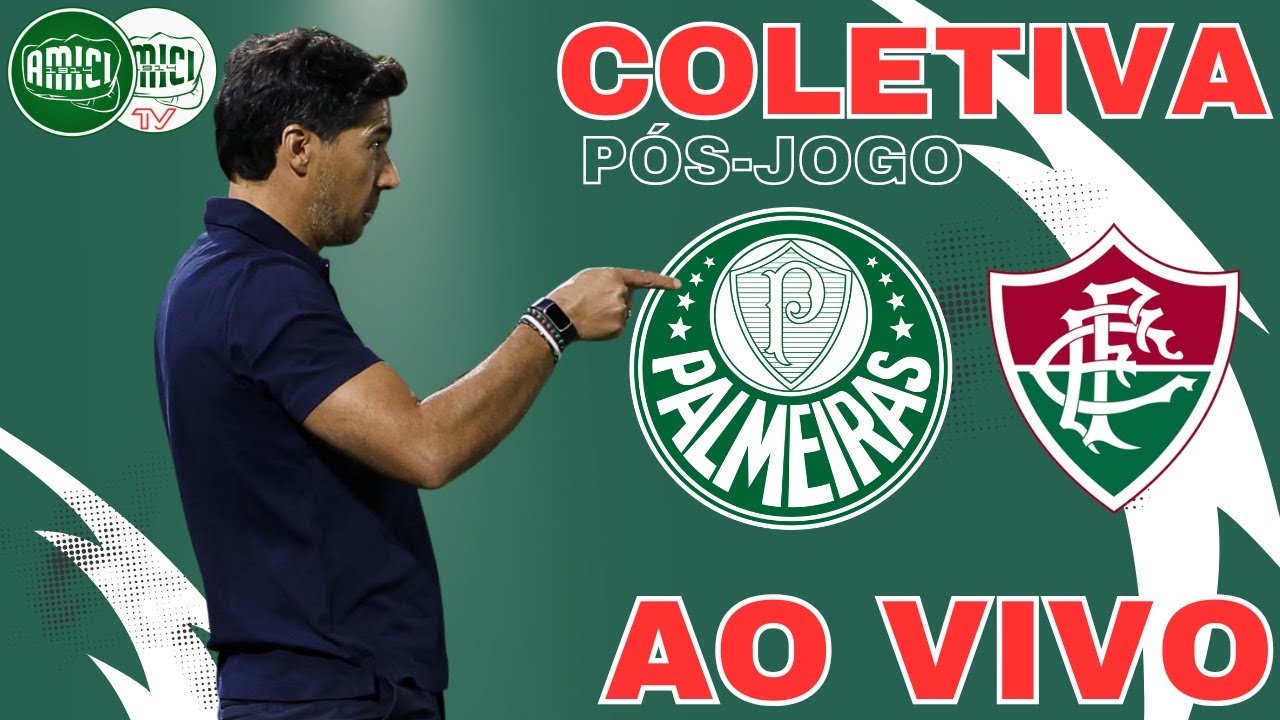 🔴 AO VIVO:🎤COLETIVA ABEL FERREIRA🎤  | ⚽PÓS-JOGO⚽ | PALMEIRAS x FLUMINENSE| 🏆BRASILIEIRÃO 2026🏆