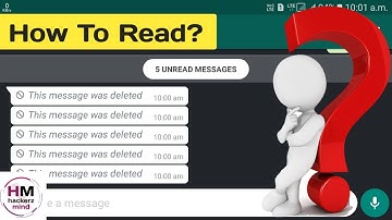 how to read whatsapp deleted messagees by hackeerz mind | notisave app| vishal vadher